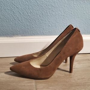 NEW Michael Kors suede heels